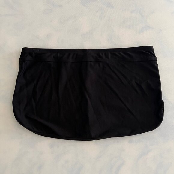 Next Black Spandex Micro Mini Lotus Swim Skort - Picture 2 of 8